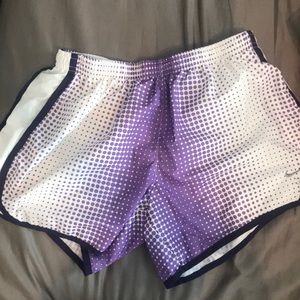 Nike purple running shorts